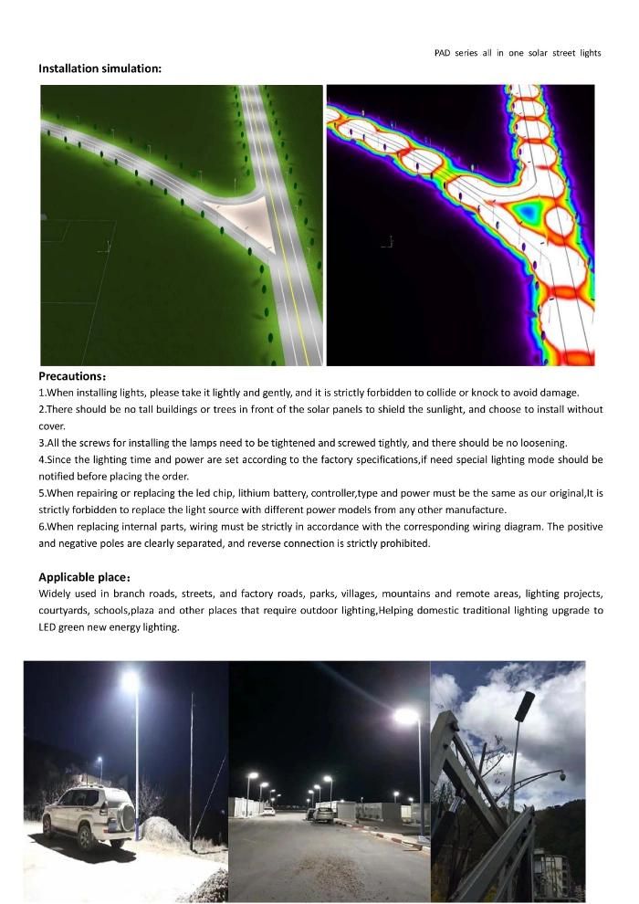 Shenzhen Integrated 30W Solar LED Street Lamp Light High Efficiency Powerful with Solar Panels