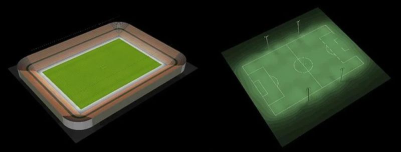 Professional LED Sport Flood Light 500W 800W 1000W 1200W 1800W Football Stadium 1000 Watt Modular Design
