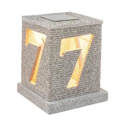 G682 Yellow Grey Granite Lamp for Decoration Carving