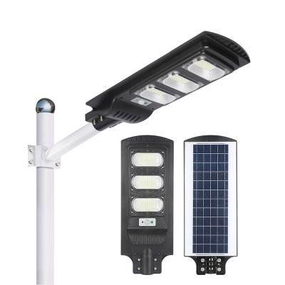 Ala 6m Pole 300W LED Solar Street Light with Motion Sensor and Controller IP65 Lithium Battery Mono Solar Panels for Street, Park, Station