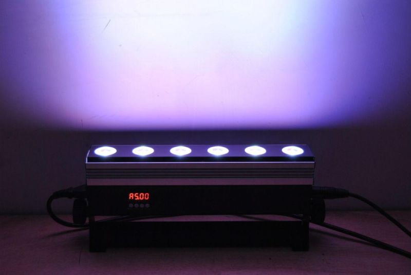 6 LEDs 8W RGBW 4 in 1 LED Wall Wash Light with DMX 7CH