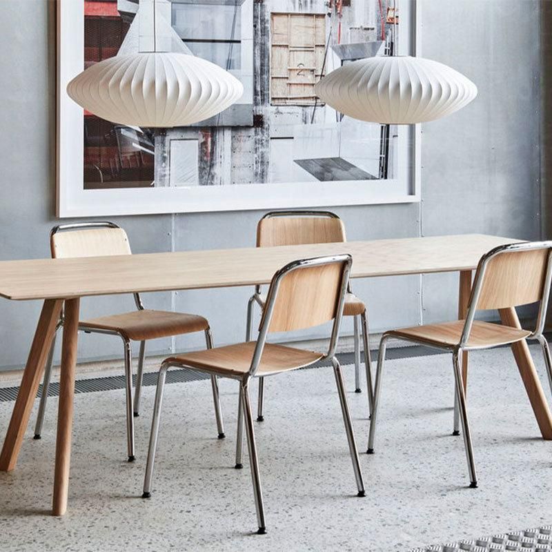 2022 Wholesale Indoor Use Simple Modern Lamp Metal & Silk Oval Ball LED Chandelier Pendant Light