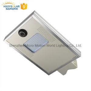 Outdoor Solar Power Motion Sensor with Hidden Camera Integrated Garden All in One LED Street Light 8W