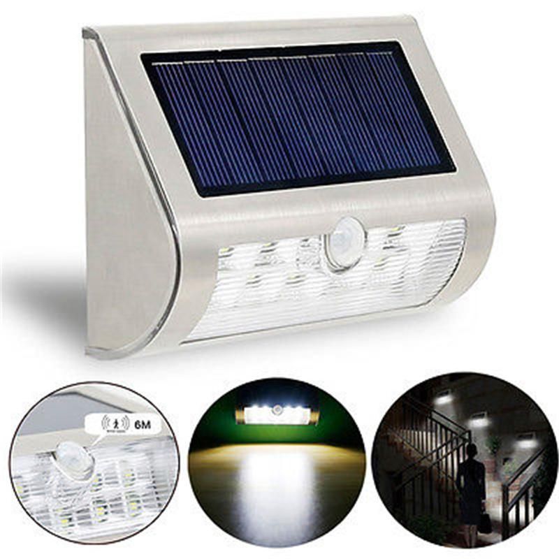 Solar Garden Street Light with Sesnor PIR Solar Wall Sensor Light