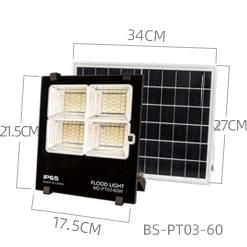 Bspro IP65 Color Change Decorative Lamp Reflector 30W 60W 100W 200W 300W Floodlight LED Solar Flood Light