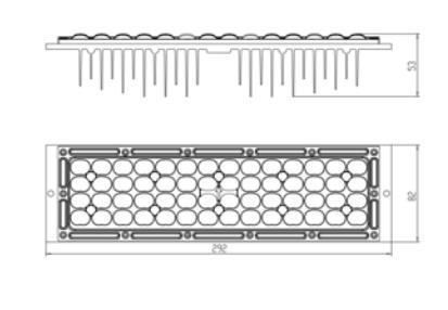 LED Edge Modules Are Used for Floodlight Street Lighting