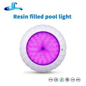 55watt RGB IP68 AC Resin Filled Wall Mounted LED Swimming Pool Lighting