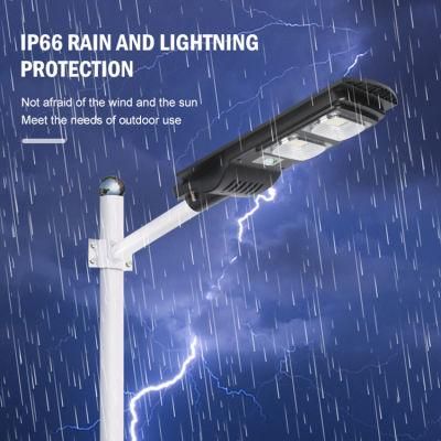 Hot Selling High Class Super Brightness Waterproof IP65 Wall Mounted 100W 200W 300W All-in-One LED Solar Street Light