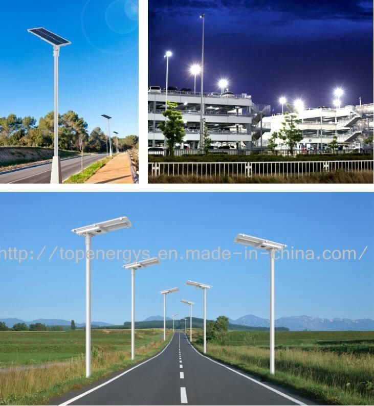 10W All in One Integrated IP66 Lithium Battery Solar LED Street Light
