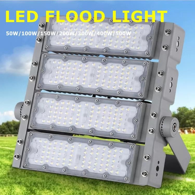 60 90 Degree Beam Angle Isolated Driver LED Lamp Surge Protection 6kv 200W Flood Light with Stand