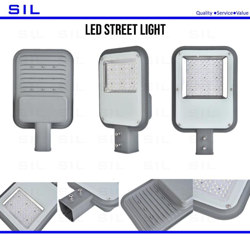 3-5 Years Warranty Meanwell IP65 Parking Lot 50W 100W 150W Smart Roadway Shoebox Lamp Good Price LED Street Light