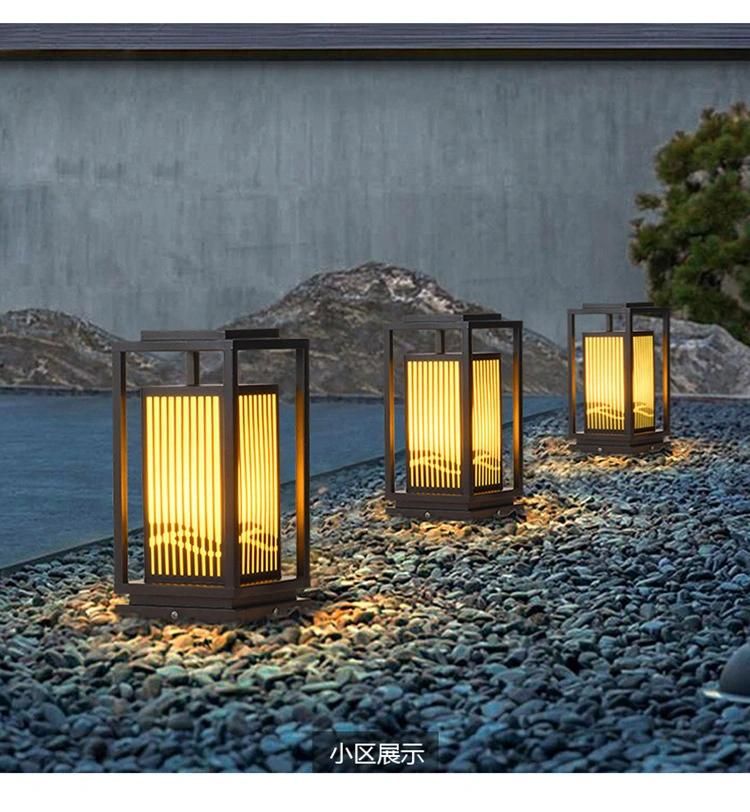 Hotel Yard Palza Outdoor Deocoration Modern Chinese Style Building LED Street Light with IP65