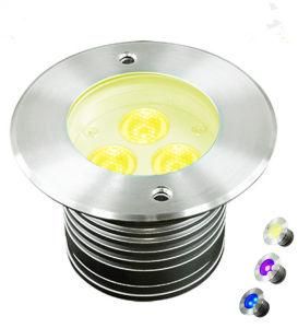High Quality Stainless Steel LED Underwater Lamp with Frosted Glass