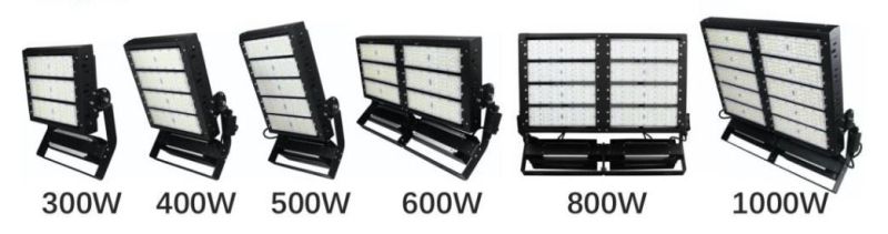 New Design Black Housing Strong 400W 500W Football Soccer Stadium Lighting Outdoor IP65 LED Flood Light