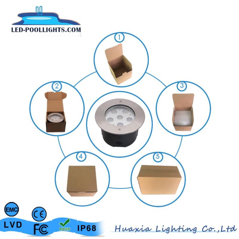 IP68 12V RGB LED Swimming Pool Lamp Underwater Light