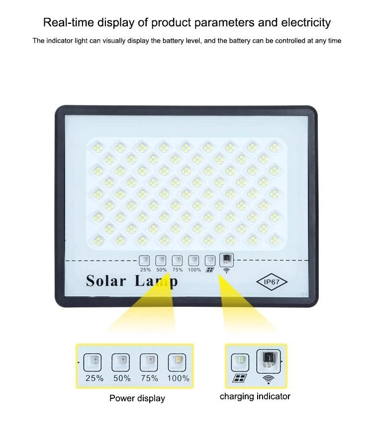 LED Outdoor Waterproof Lighting Solar Flood Light Garden Light