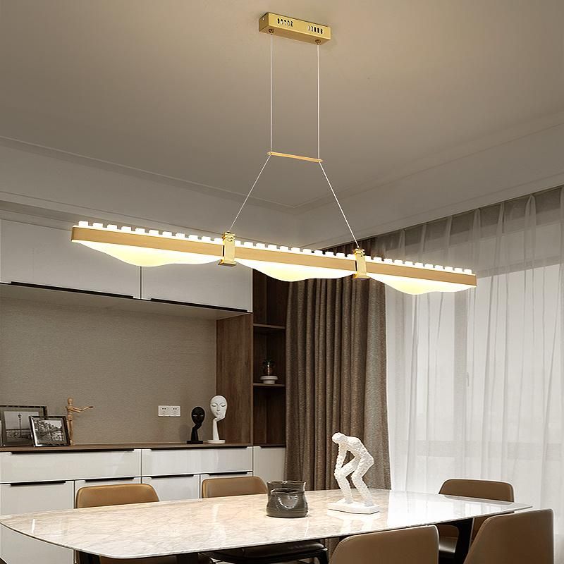 2022 LED Pendant Light Modern Chandelier Lighting 2 Rings Adjustable Ceiling Pendant Light