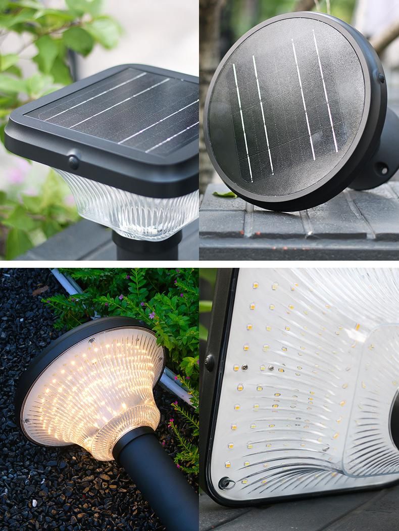 Solar Pillar Light Outdoor Waterproof Wall Light Decorative Garden Light