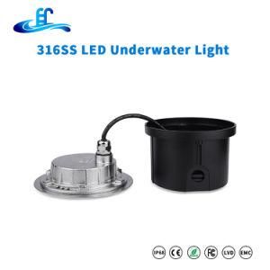 27W IP68 316ss DC12V High Power Recessed LED Pool Light