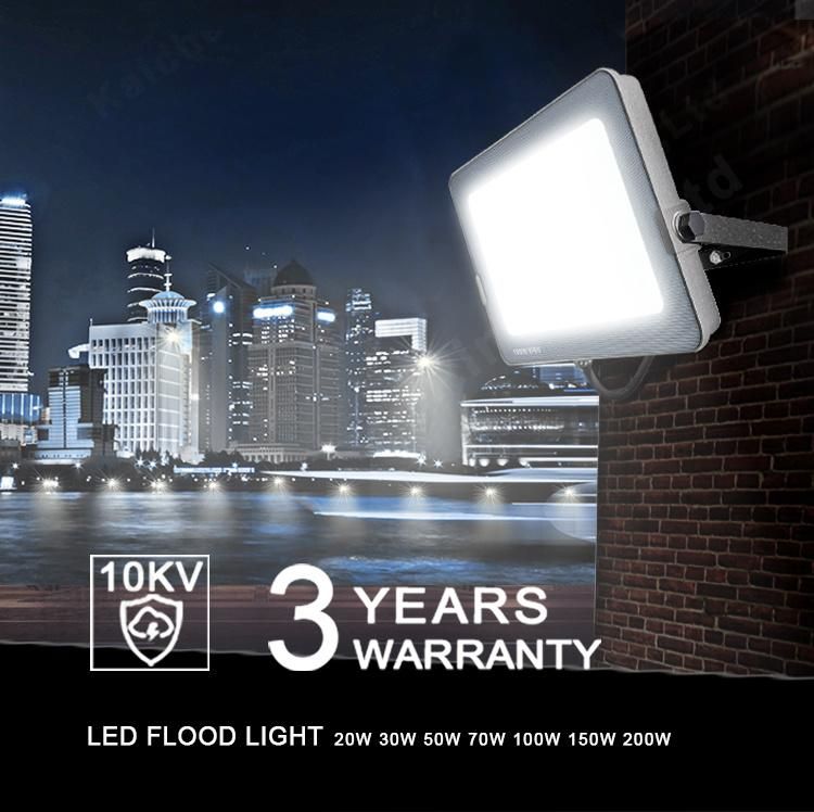 High Power Light Outdoor 20W 30W 50W 70W 100W 150W 200W LED Floodlight Waterproof IP65 for Sport Lighting