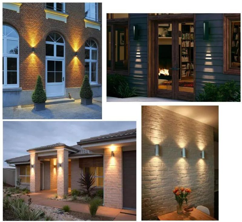 Ce RoHS IP65 Modern External up and Down LED Wall Sconces Decorative LED Wall Lighting