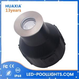 1W IP68 Stainless Steel Recessed Swimming Pool LED Light Polarized Light LED Inground Light