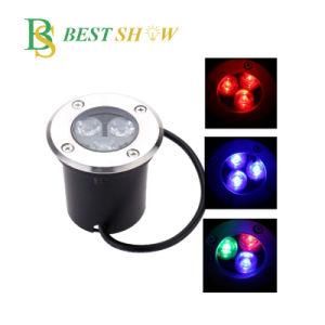 Guangzhou Outdoor IP65 Waterproof Inground Emergency RGB Solar LED Ground Underground Floor Deck Spot Driveway Road Stud Light