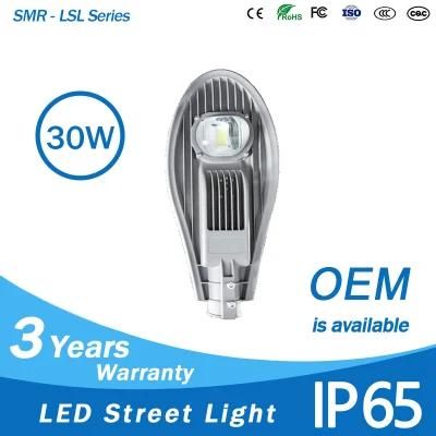 Super Brightness30W COB High Lumen Good Quality Waterproof LED Outdoor Street Light