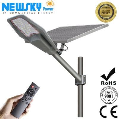 Aluminium Outdoor Waterproof IP65 LED 100W 200W 300W 400W All in One Solar Street Light Integrated Solar Light Street Light