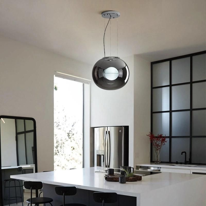 2022 Factory Direct Personalized Creative Restaurant Hotel Living Room Bedroom Available Glass Round LED Chandeliers