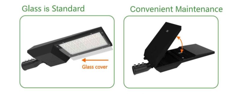 30W-250W Waterproof Integrated All in One LED Powered Street Garden Light IP67 Ik09 CE RoHS Outdoor Lighting