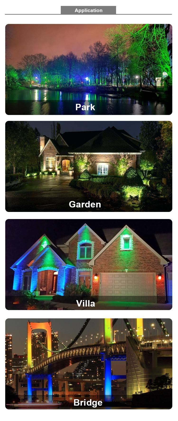 LED 10W Flooding Smart RGB Rgbcw 16 Million Color Model Smart APP Control High Quality Flood Light for Landscape Lighting