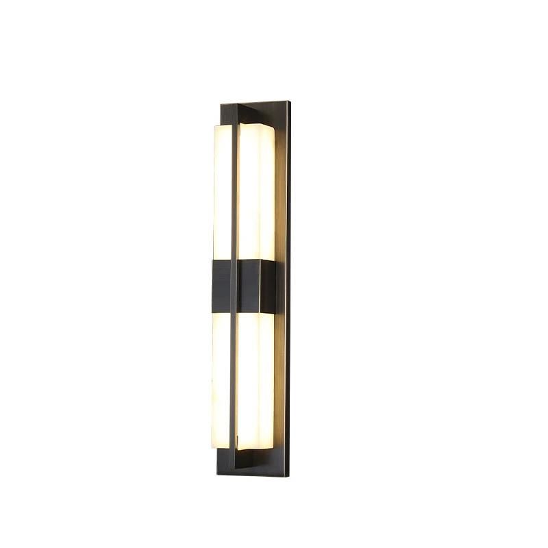2022 Outdoor Waterproof Copper Garden Courtyard Home Light Modern Landscape LED Outside Wall Light