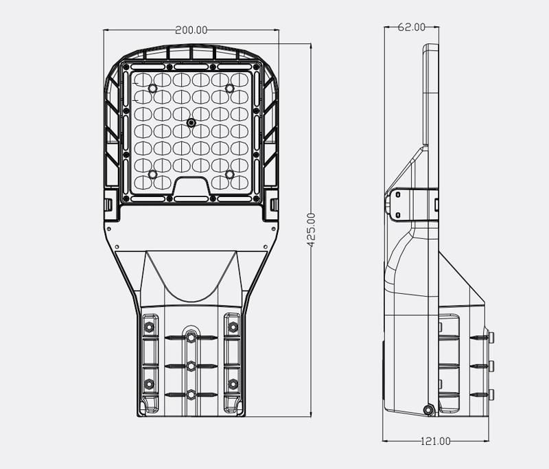 Factory Price Ultra Brightness Die Casting Aluminum Housing Highway Streetlight Outdoor 100W 150W 200W LED Street Light