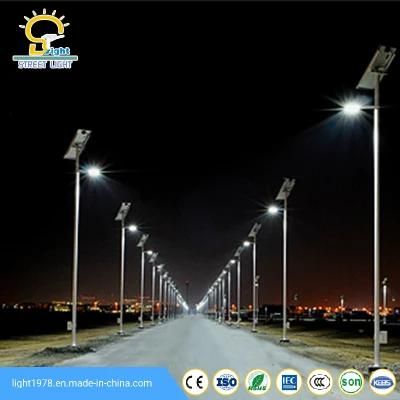 10m Pole Solar Street Light Installed in Niger