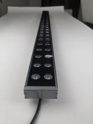 Facade Wallwasher Light DMX RGB RGBW LED Line Wall Washer Outdoor Light