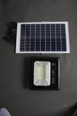 Reflectores 50W Motion SMD Rechargeable Solar Flood Lamp with 300W Panel Flood Light