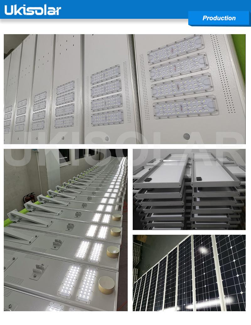 Ukisolar Factory Somalia Niger Benin Ghana 100W 120W Solar Light Outdoor