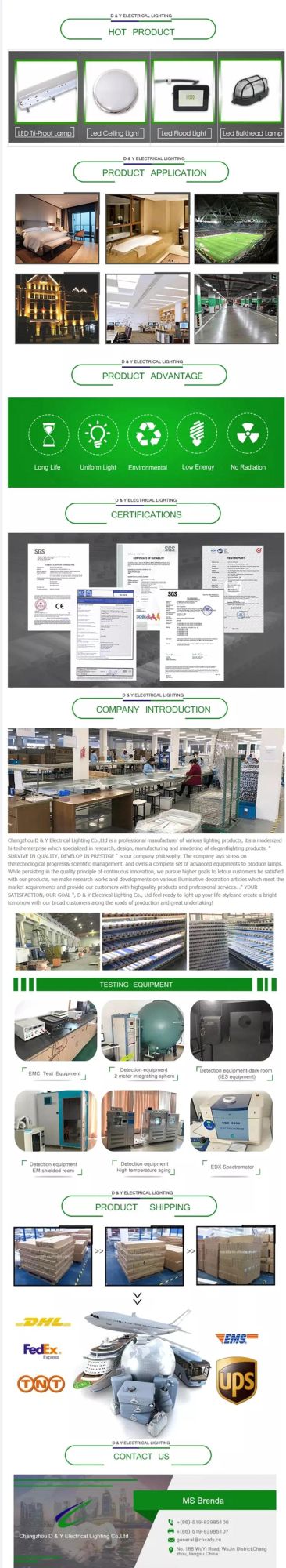 50W 80W LED Outdoor Garden Light Ce Certification LED Courtyard Light Flood Light Highbay