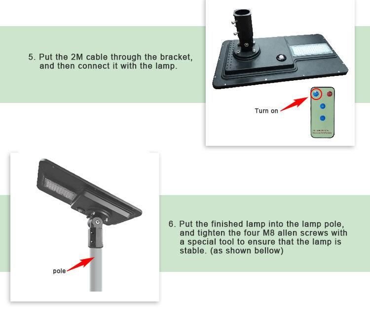 High Quality 30W 40W LED Street Light, Integrated Solar LED Street Light