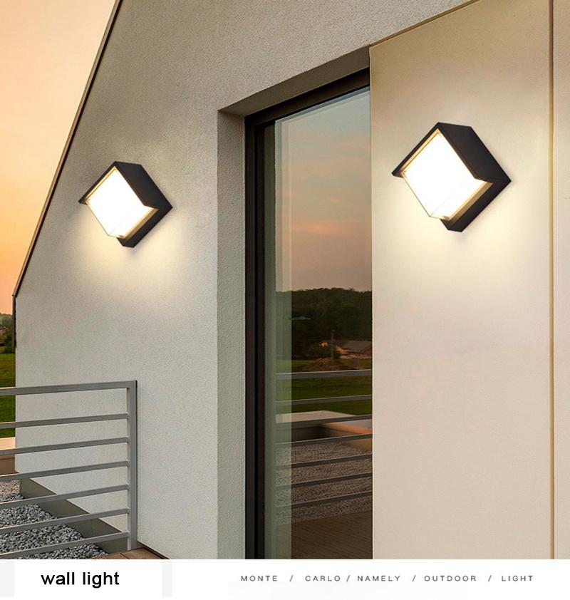 High-Quality 5W 6W 10W up Down Waterproof IP65 3000K 6500K Corner Wall Lights Step Wall Lamp