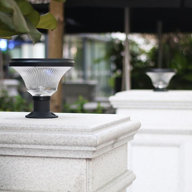 Solar Pillar Light Outdoor Waterproof Wall Light Decorative Garden Light