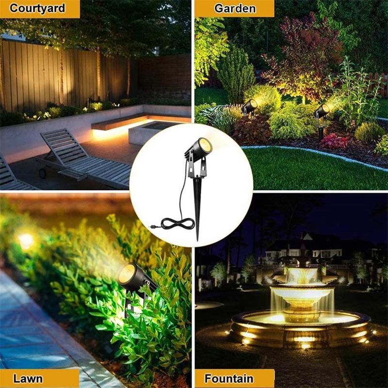 Hot Sale 3W 5W LED Garden Tree Light Spot Outdoor Lighting Lawn Spike Lamp Waterproof IP65