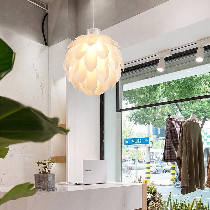 2022 Nordic Bedroom Chandelier Warm Romantic Creative Petal Pine Cone Restaurant Pendant Light