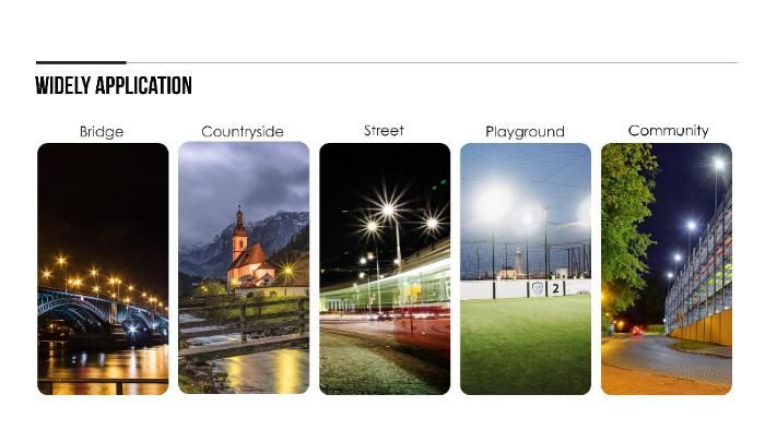 Outdoor IP66 Intelligent Dimmable AC Power 100W LED Street Light with Photocell