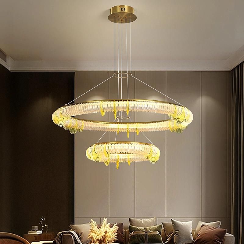 2022 Recommend Living Room LED Ring Chandelier