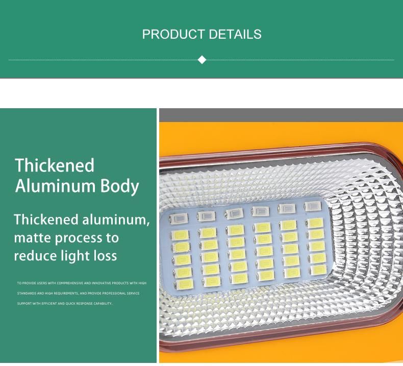IP65 LED Solar Outdoor Lighting Emergency Lamp with USB and Battery
