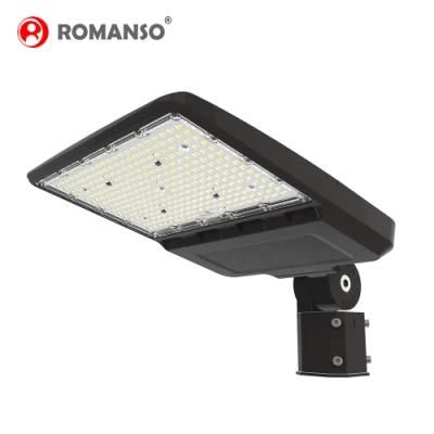 Romanso New Design 100W/150W/240W/300W 5years Warranty IP66 Energy-Efficient Commercial LED Shoebox Lights