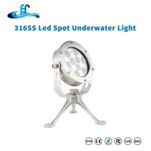High Power 27watt 316ss Underwater Swimming Pool Spot Light for Hotle