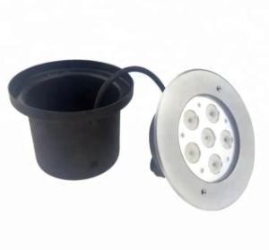 304 Stainless Steel+Aluminum Best Selling IP67 Waterproof 6W LED Underground Lamp Outdoor LED Buried Light